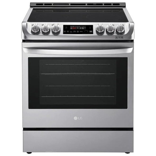 LG 6.3-Cu. ft Smart Probake Convection Instaview GAS Slide-in Range with Air Fry, Stainless Steel