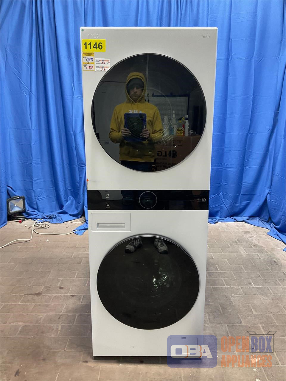 LG COMPACT HEATPUMP WASHTOWER (WKHC152HWA)