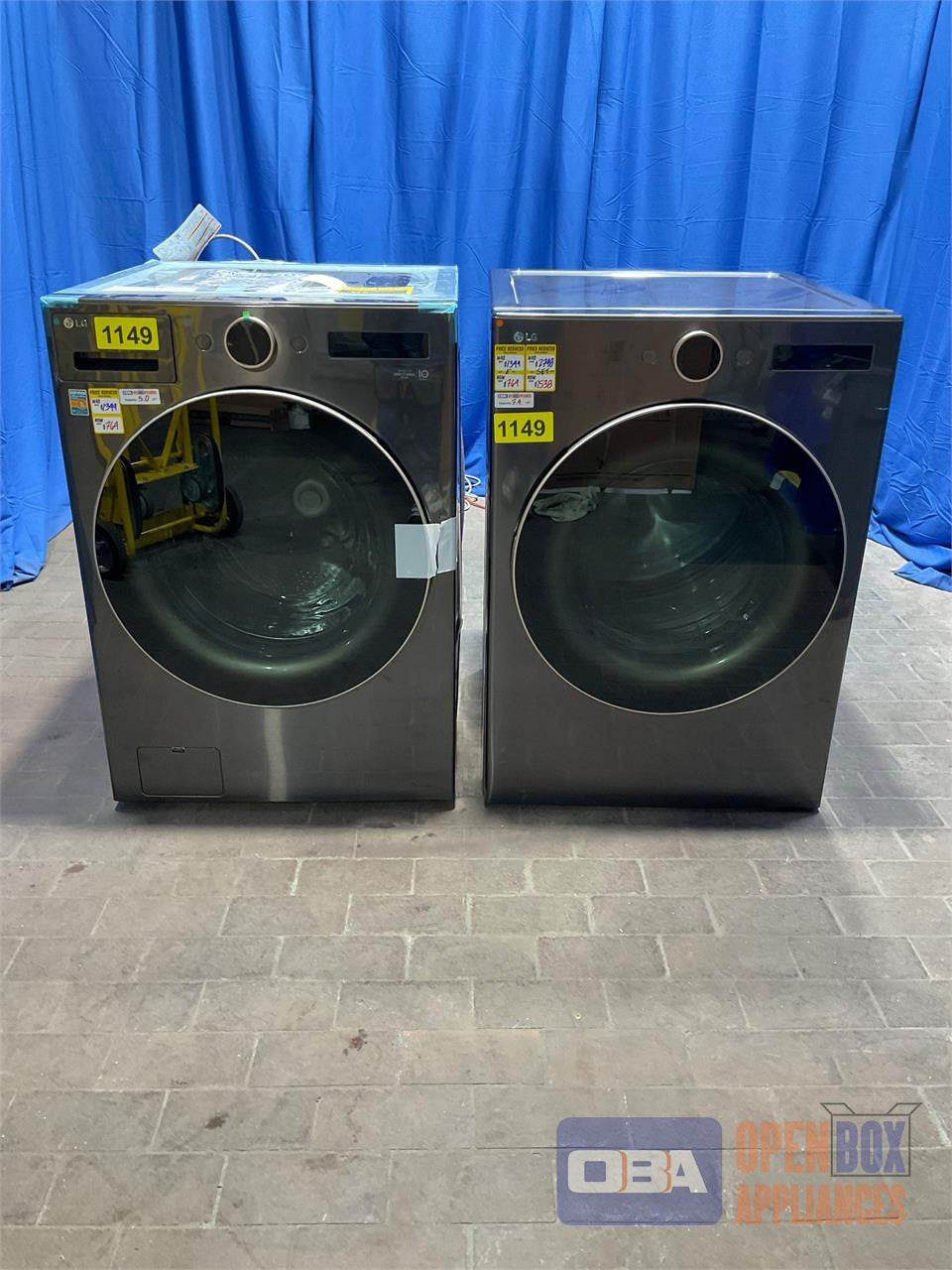 LG Ai WASHER & ELECTRIC DRYER SET