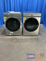 SAMSUNG WASHER & ELECTRIC DRYER SET