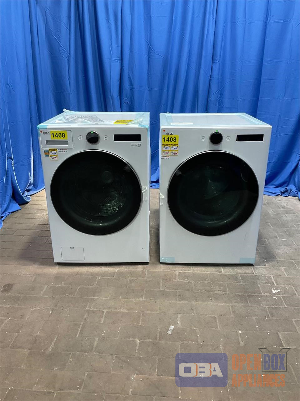 LG Ai WASHER & GAS DRYER SET