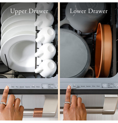 GE Café Dishwasher Double Drawer