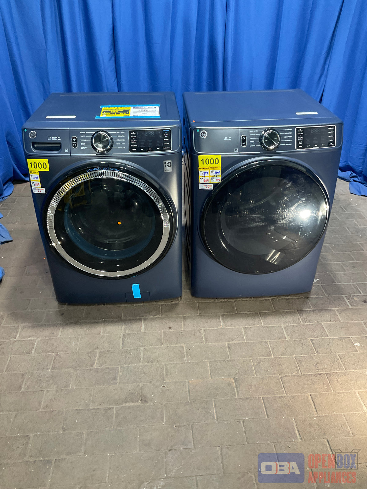 GE WASHER & ELECTRIC DRYER SET