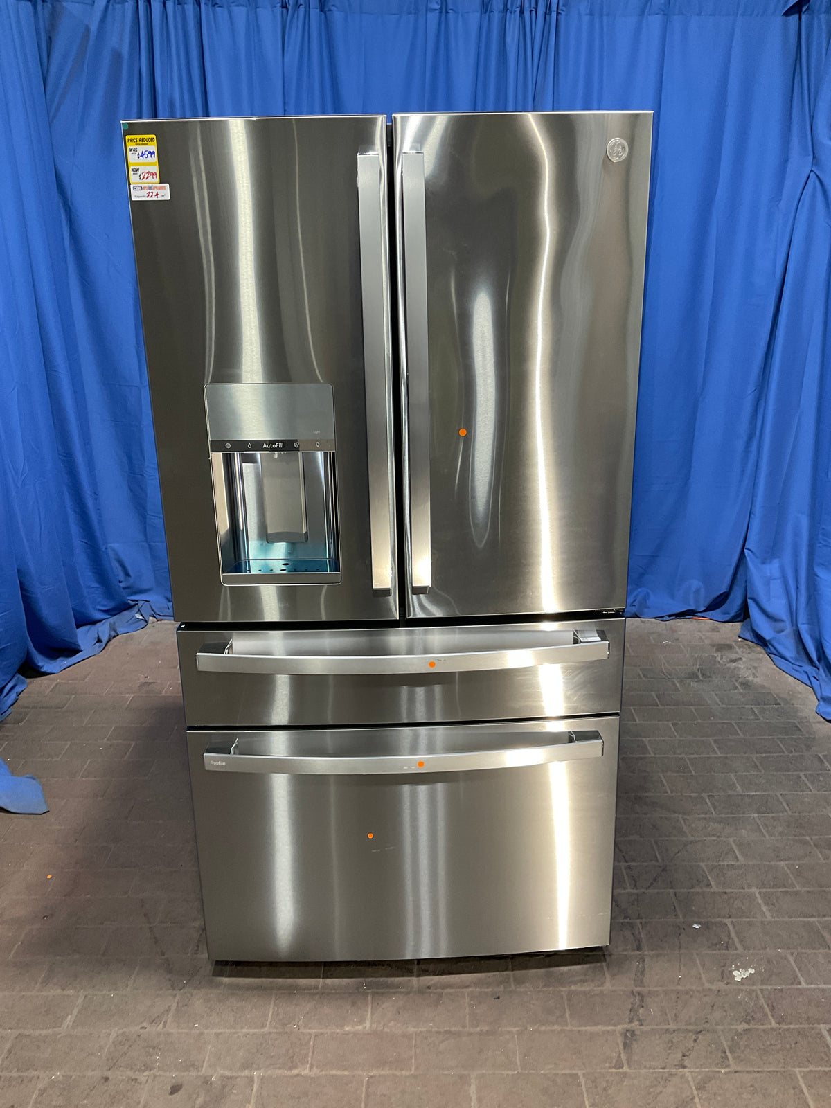 GE PROFILE FRENCH DOOR REFRIGERATOR (PXD22BYPDFS)