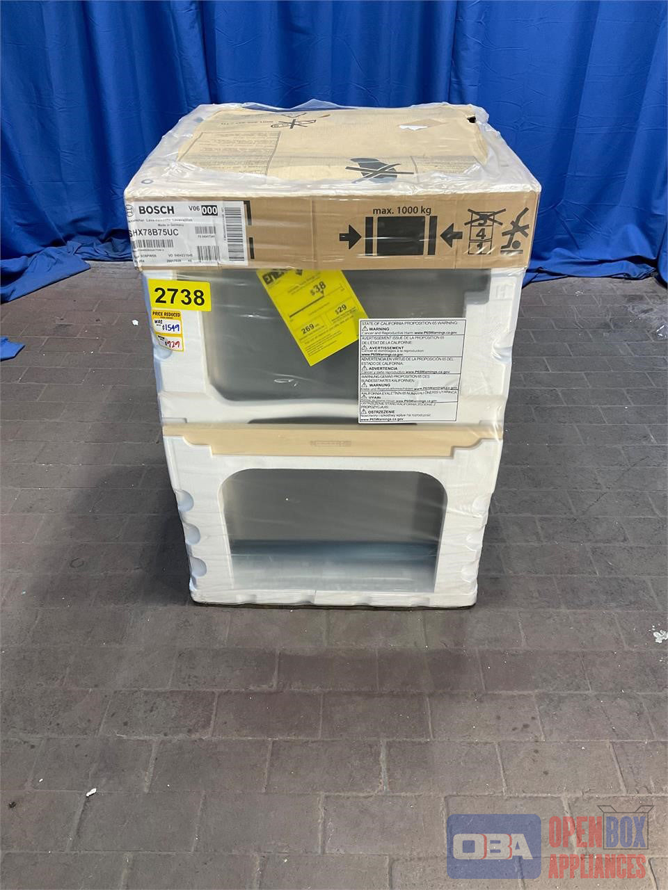 BOSCH DISHWASHER (SHX78B75UC)