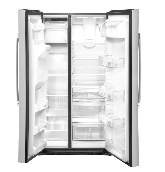 GE 25.1 Cu. Ft. Fingerprint Resistant Side-By-Side Refrigerator - GSS25IYNFS