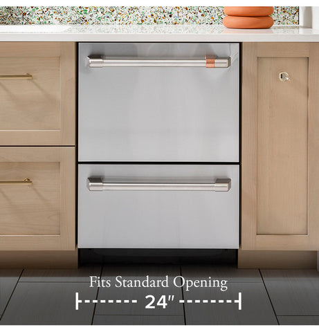 GE Café Dishwasher Double Drawer