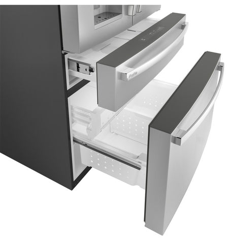 GE Profile™ ENERGY STAR® 27.9 Cu. Ft. Smart Fingerprint Resistant 4-Door French-Door Refrigerator with Door In Door