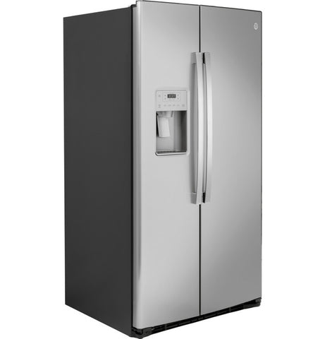 GE 25.1 Cu. Ft. Fingerprint Resistant Side-By-Side Refrigerator - GSS25IYNFS