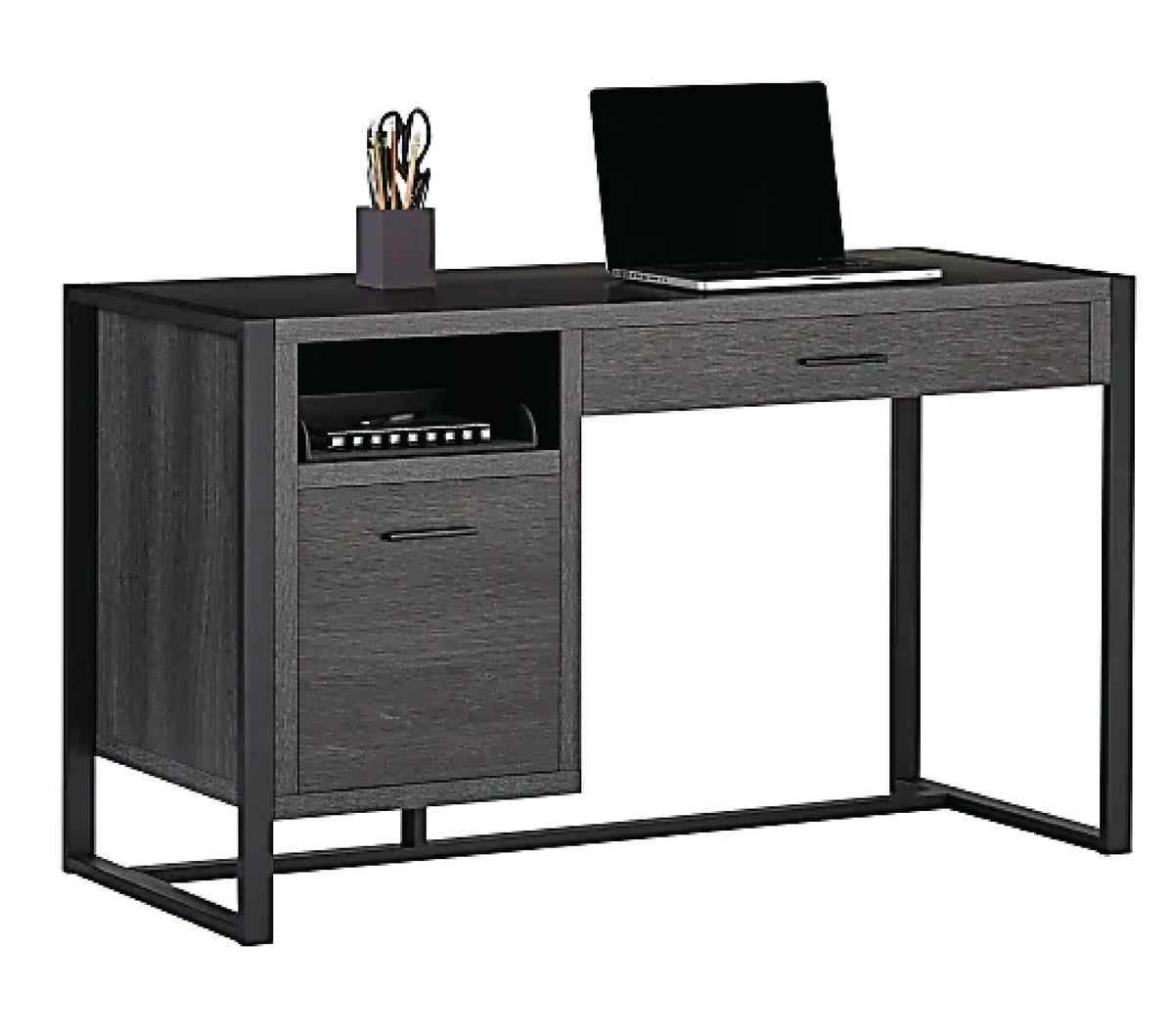 RealSpace® DeJori 51”W Writing Desk "Charcoal"