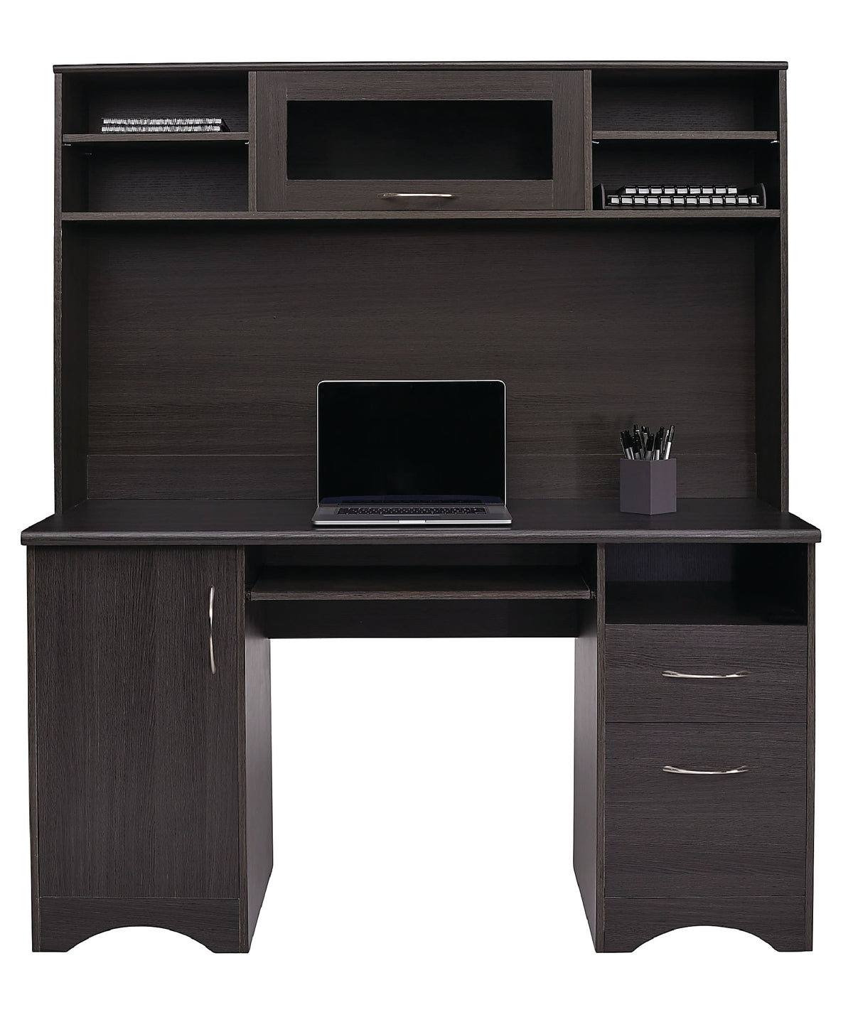 Realspace® Pelingo 56”W Computer Desk With Hutch