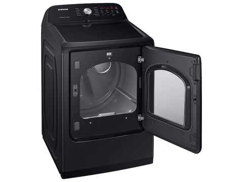 SAMSUNG 7.4 cu. ft. Gas Dryer with Sensor Dry in Brushed Black (DVG50B5100V)
