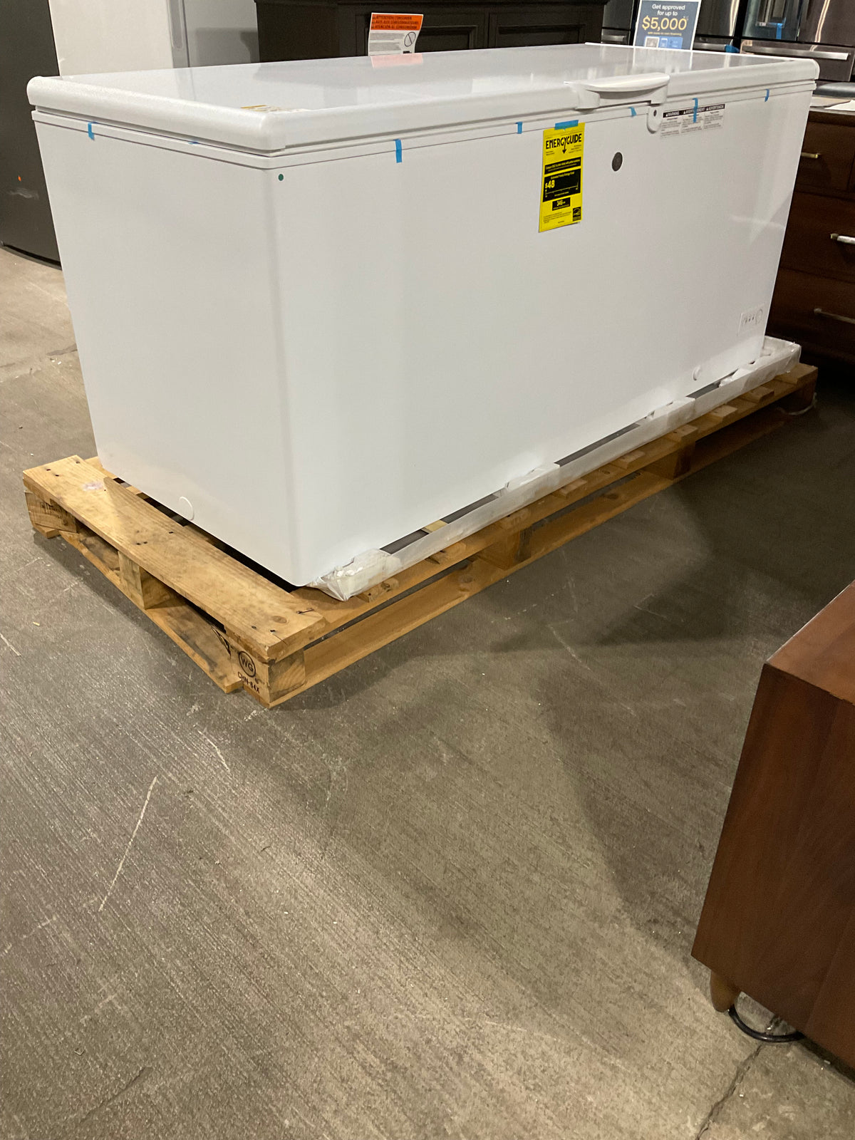GE CHEST FREEZER (FCM22DLCWW)