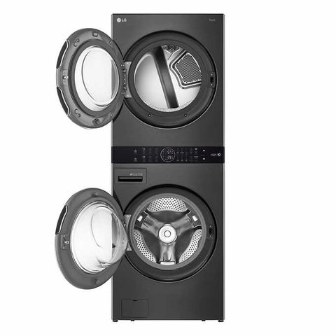 (WKEX200HBA) Single Unit Front Load LG WashTower with Center Control 4.5 cu. ft. Washer and 7.4 cu. ft. Electric Dryer