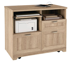 Realspace® Magellan 30”H x 36-5/16”W x 21-1/8”D Tech Station Printer Stand 2.0