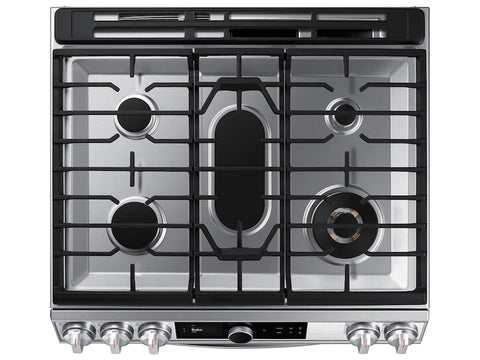 6.0 cu ft. Smart Slide-in Gas Range with Smart Dial & Air Fry in Stainless Steel