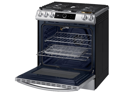 6.0 cu ft. Smart Slide-in Gas Range with Smart Dial & Air Fry in Stainless Steel