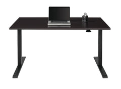 Realspace® Magellan 60"W Pneumatic Height-Adjustable Standing Desk