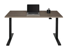 Realspace® Magellan 60"W Pneumatic Height-Adjustable Standing Desk