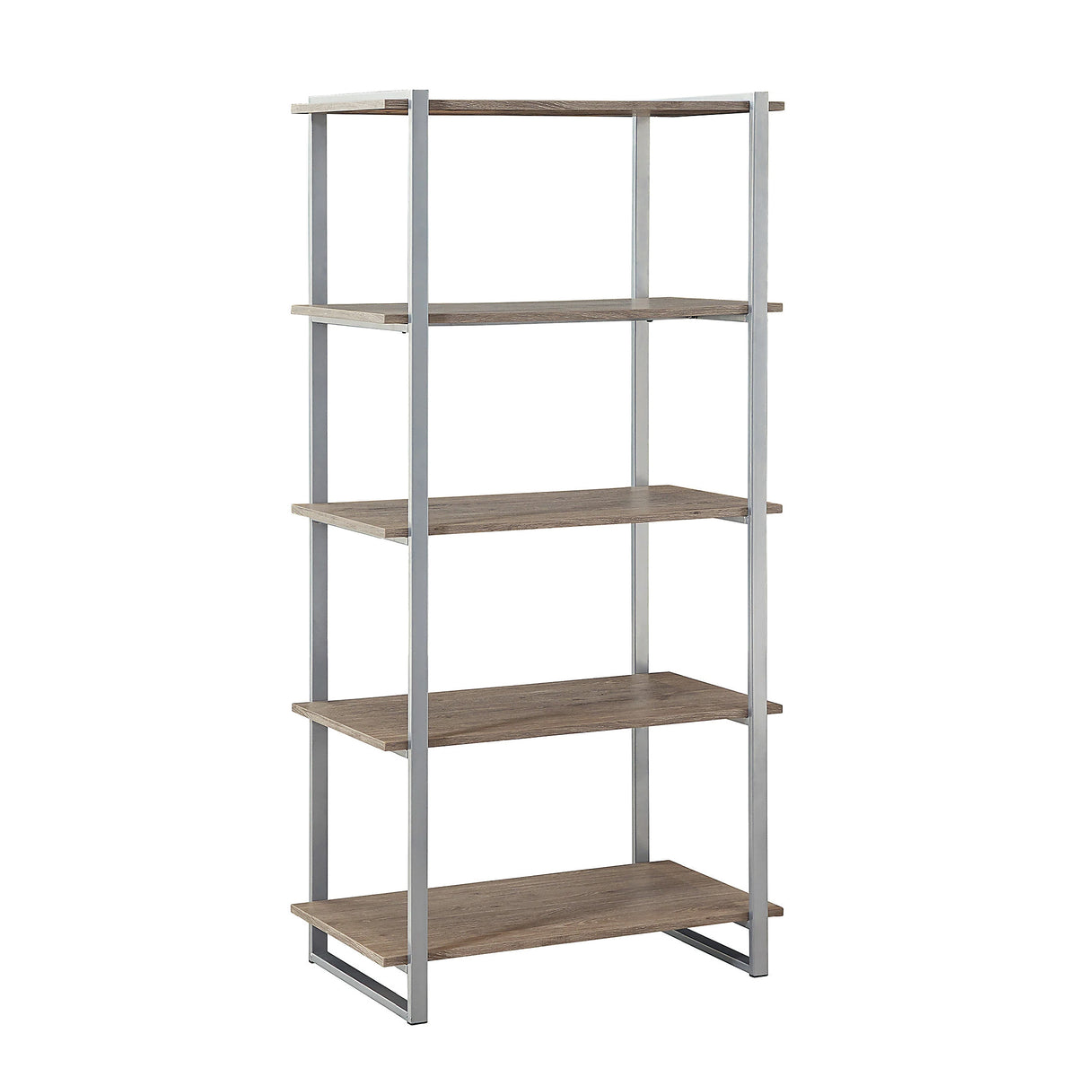 Realspace® Trezza 60"H 4-Shelf Bookcase