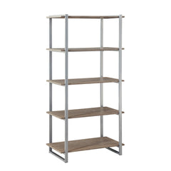 Realspace® Trezza 60"H 4-Shelf Bookcase