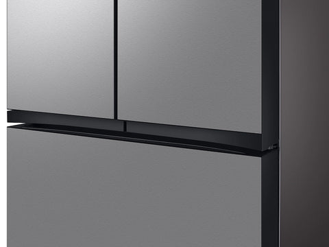 Samsung Bespoke 3-Door French Door Refrigerator (24 cu. ft.) with Beverage Center™ in Stainless Steel (RF24BB6600QL)