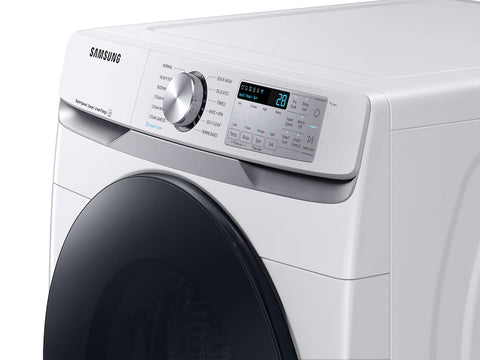 SAMSUNG 4.5 cu. ft. Large Capacity Smart Front Load Washer with Super Speed Wash - White (WF45B6300AW)