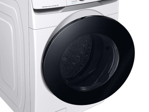 SAMSUNG 4.5 cu. ft. Large Capacity Smart Front Load Washer with Super Speed Wash - White (WF45B6300AW)