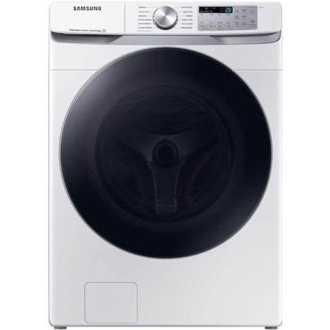 SAMSUNG 4.5 cu. ft. Large Capacity Smart Front Load Washer with Super Speed Wash - White (WF45B6300AW)