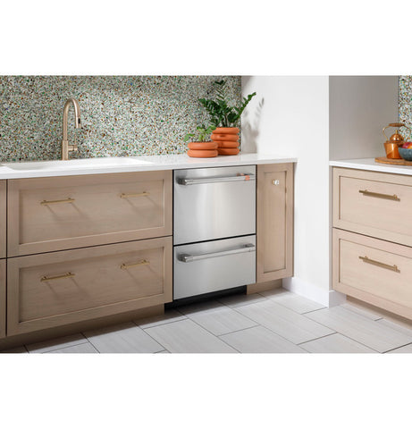 GE Café Dishwasher Double Drawer