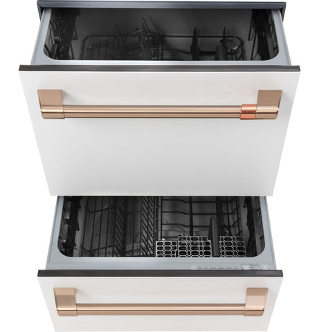 GE Café Dishwasher Double Drawer