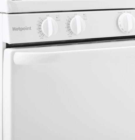 Hotpoint® 30" Free-Standing Gas Range RGBS100DMWW