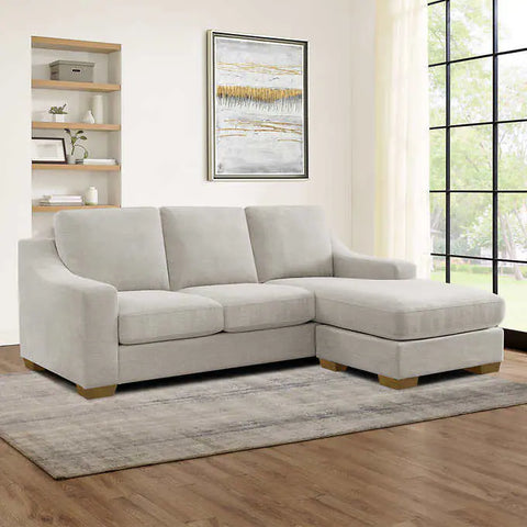 Thomasville Dillard Sofa with Reversible Chaise