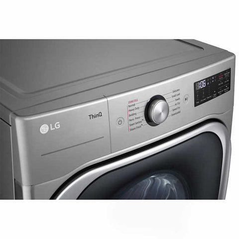 LG 5.2 cu. ft. Mega Capacity Front Load Washer and 9.0 cu. ft. Mega Capacity ELECTRIC Dryer with Built-In Intelligence