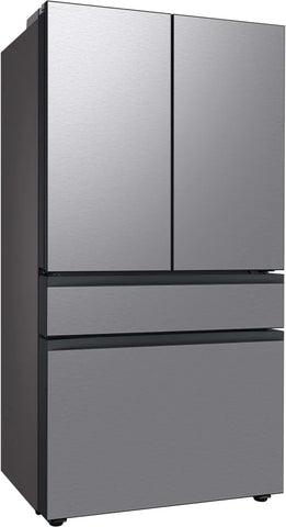 Samsung Bespoke 4-Door French Door Refrigerator (23 cu. ft.) with Beverage Center in Stainless Steel (RF23BB8600QLAA)