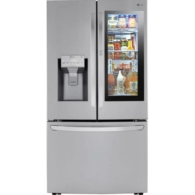 LG 24 cu. ft. Smart wi-fi Enabled InstaView™ Door-in-Door® Counter-Depth Refrigerator with Craft Ice™ Maker (LRFVC2406S)
