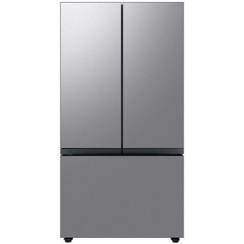 Samsung Bespoke 3-Door French Door Refrigerator (30 cu. ft.) with Beverage Center™ in Stainless Steel (RF30BB6600QL)