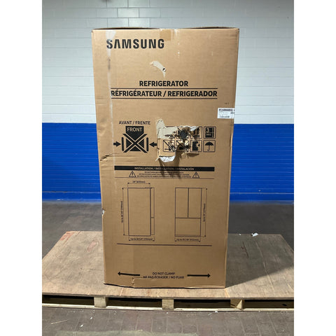 Samsung Bespoke 3-Door French Door Refrigerator (24 cu. ft.) with Beverage Center™ in Stainless Steel (RF24BB6600QL)
